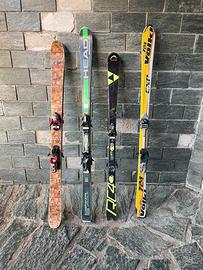 4 paia di sci freeride gigante slalom e alpinismo