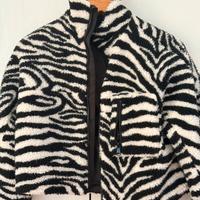Giacca zebra corta teddy