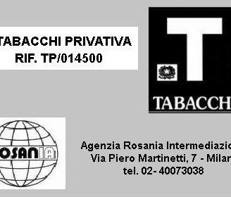 Tabaccheria privativa giochi (rif. tp/014500)