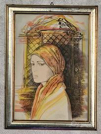 Ritratto donna orientale del pittore Andrea Quarto