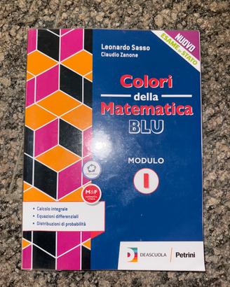 Colori della matematica blu MODULO I