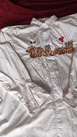 Camicia donna ricamata