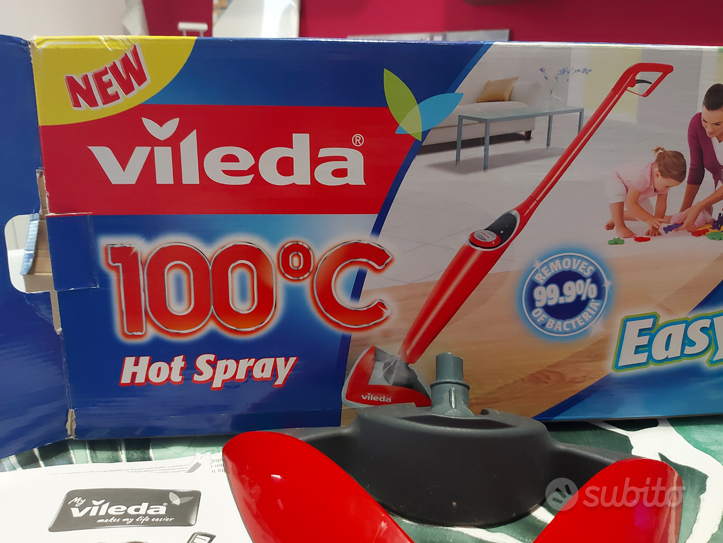 Vileda hot spray 100°C lavapavimenti - Elettrodomestici In vendita a Torino