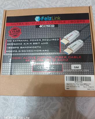 Cavo Hdmi Fibra Ottica alta qualità 4k  Feizlink