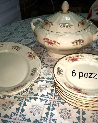 Set completo piatti + zuppiera