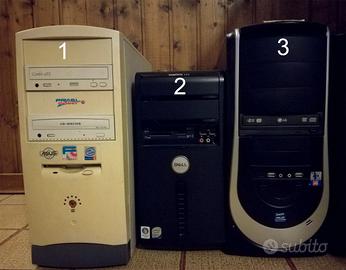 Disponibili i seguenti computer da tavolo