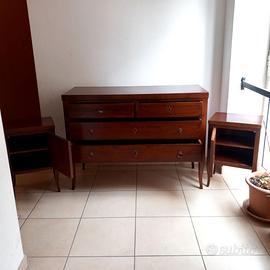Cassettone vintage + due comodini