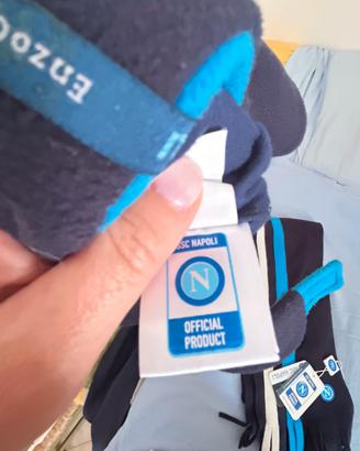 Sciarpa e cappello in pile Napoli Calcio official