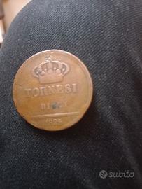 10 tornesi del 1825
