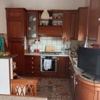 Cucina Gatto ciliegio massello angolare