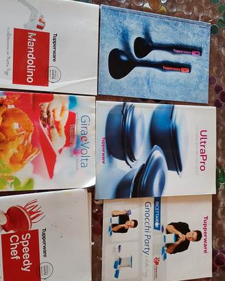 Tupperware libri con ricette 