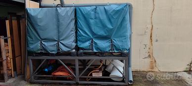telaio per cassoni raccolta acqua 