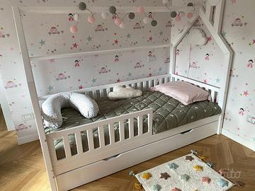 Letto a Capanna Mon Lit Cabane 90x190 con cassetto