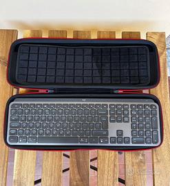 Tastiera Logitech MX Keys + Custodia da Viaggio