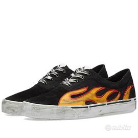 SCARPE PALM ANGELS DISTRESSED SNEAKERS FLAME