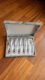 Set 6 forchettine dessert vintage anni ’50 Italy