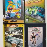 Lotto giochi PC NFS Simpsons Juiced Cycling Man. 4