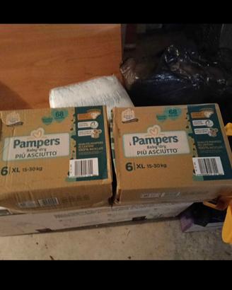 Pampers baby dry taglia 6 totale 376 pannolini