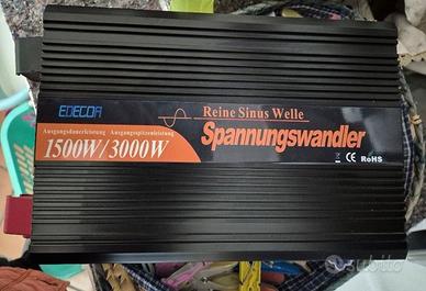 Inverter onda pura 1500 W continui