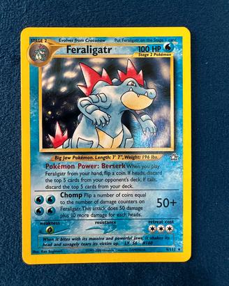 Pokemon Feraligatr neo genesis