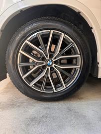 SET 4 GOMME CERCHI BMW X1 M 225/55 R18 102H M+S