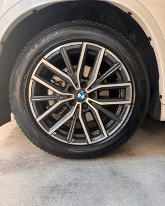 SET 4 GOMME CERCHI BMW X1 M 225/55 R18 102H M+S