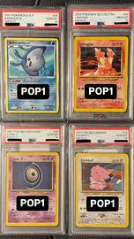 RIBASSO Set pokemon psa 10 pop 1 - uniche al mondo