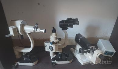 LAMPADA FESSURA, OFTALMOMETRO, FRONTICOCOMETRO