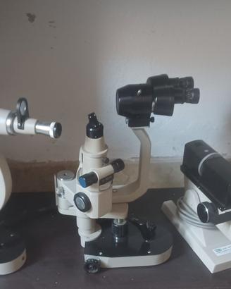 LAMPADA FESSURA, OFTALMOMETRO, FRONTICOCOMETRO