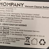 Batteria per aspirapolvere a batteria Smartvac11

