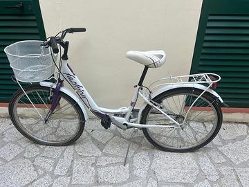 Bici da città / City Bike Donna bianca e viola