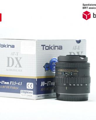 Tokina AT-X 10-17 F3.5-4.5 DX Fish-eye (Canon)