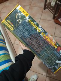 tastiera da gaming luminosa