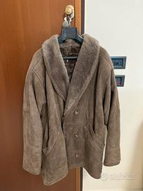 Montone da uomo vintage Shearling taglia 50