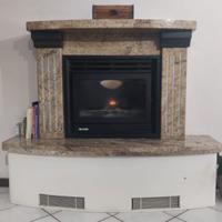 rivestimento marmo per caminetto