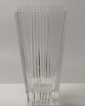 Vaso in cristallo trasparente