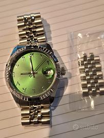 Orologio cinese automatico quadrante verde