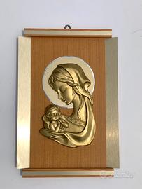 Quadro Madonna capo letto vintage anni 70