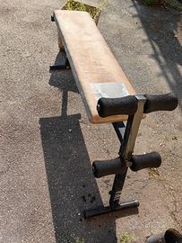 panca pieghevole addominali 