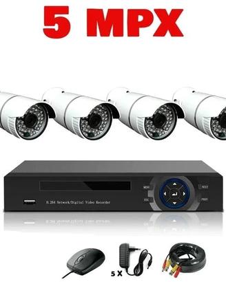 Videosorveglianza professionale 5 Mpx 48 led