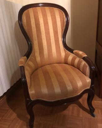 Poltrona Francese ‘800 autentica