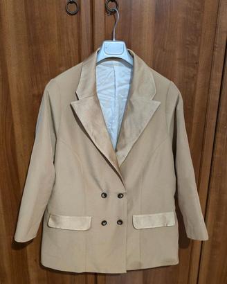 Blazer doppio petto color cammello