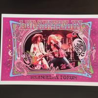 Poster Led Zeppelin Concerto a Los Angeles (1997)