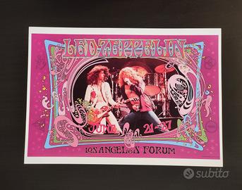 Poster Led Zeppelin Concerto a Los Angeles (1997)