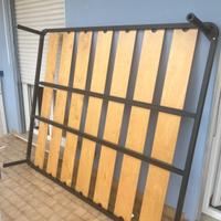 Rete matrimoniale doghe in legno