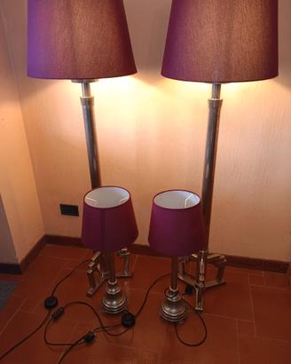 4 Lampade da Terra, lampade da terra. acciaio inox