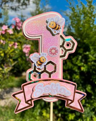 Cake topper tema dolci Api