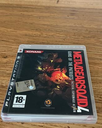 Metal gear solid 4 ps3 guns of the patriots