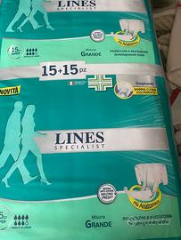 30 pannoloni unisex Lines Specialist