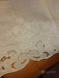 2 asciugamano lino e cotone, da corredo